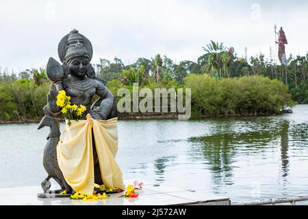 Statue von Lord Kartikeya, Sohn des gottes Shiva. Stockfoto