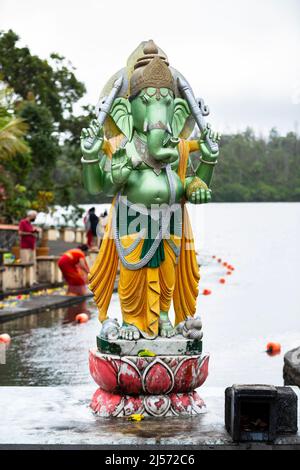 Statue des Hindu-Gottes Ganesh. Stockfoto