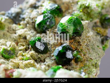 Mineral Probe Stein Gesteinsgeologie Edelstein Kristall Stockfoto