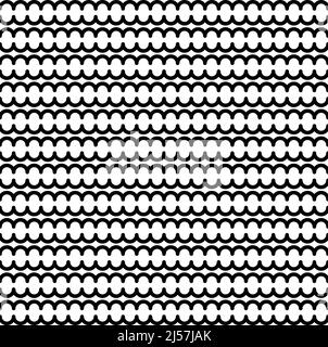 Schwarzes Zickzacklinien-abstraktes Muster Stock Vektor