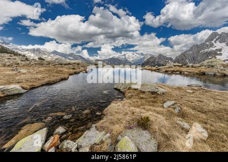Batisielles See, Posets Maladeta Naturpark, spanische pyrenäen Stockfoto