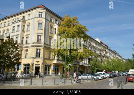 Altbauten, Rykestraße, Prenzlauer Berg, Pankow, Berlin, Deutschland Stockfoto