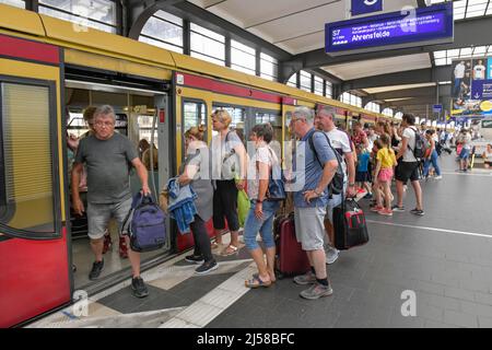 S-Bahn, Bahnhof Zoologischer Garten, Charlottenburg, Berlin, Deutschland Stockfoto