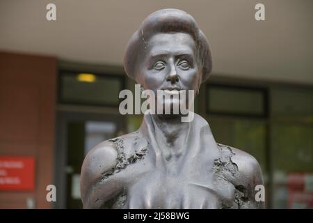 Rosa Luxemburg Monument, Weydingerstrasse, Mitte, Berlin, Deutschland Stockfoto