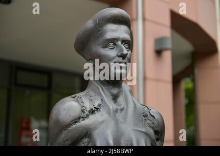 Rosa Luxemburg Monument, Weydingerstrasse, Mitte, Berlin, Deutschland Stockfoto