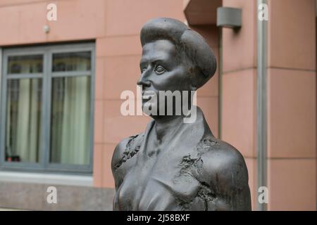 Rosa Luxemburg Monument, Weydingerstrasse, Mitte, Berlin, Deutschland Stockfoto