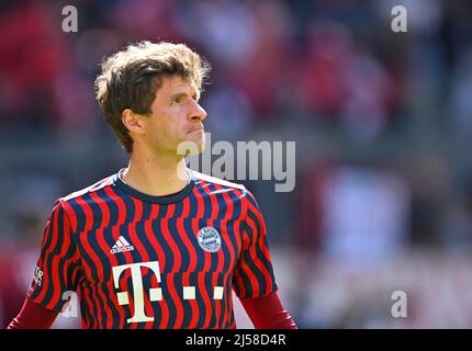 Thomas Müller FC Bayern München FCB, Allianz Arena, München, Bayern, Deutschland Stockfoto