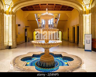 San Diego, AUG 2 2014 - Innenansicht des San Diego Museum of Art Stockfoto