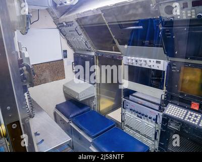 San Diego, AUG 2 2014 - Innenansicht des Maritime Museum in San Diego Stockfoto