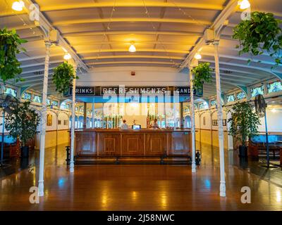 San Diego, AUG 2 2014 - Innenansicht des Maritime Museum in San Diego Stockfoto