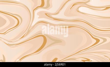 Struktur aus Vektormarmor. Flüssiger abstrakter Hintergrund mit heller Marmorstruktur. Pastellfarben eleganter abstrakter Hintergrund mit flüssigen Formen. Stock Vektor