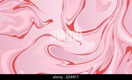 Struktur aus Vektormarmor. Flüssiger abstrakter Hintergrund mit heller Marmorstruktur. Pastellfarben eleganter abstrakter Hintergrund mit flüssigen Formen. Stock Vektor