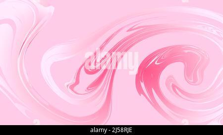 Struktur aus Vektormarmor. Flüssiger abstrakter Hintergrund mit heller Marmorstruktur. Pastellfarben eleganter abstrakter Hintergrund mit flüssigen Formen. Stock Vektor