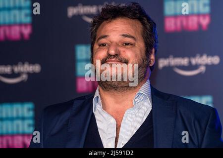 Rom, Italien. 21. April 2022. Der italienische Schauspieler Antonio Gerardi nimmt an der Fotoserie „Bang Bang Baby“ in Rom Teil. Kredit: SOPA Images Limited/Alamy Live Nachrichten Stockfoto