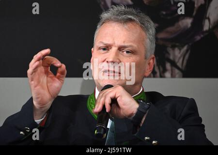 Gmund, Deutschland. 21. April 2022. Kredit: dpa/Alamy Live Nachrichten Stockfoto