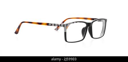 Vintage Brille isoliert auf weißem Hintergrund Stockfoto