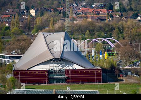 Die Bühne Metronom Theater Oberhausen, im Einkaufszentrum Westfield Centro, Neue Mitte, NRW, Deutschland, Stockfoto
