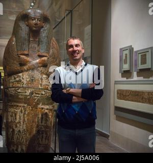 Turin, Italien 29/05/2016: Christian Greco, Direktor der Fondazione Museo delle Antichità Egizie di Torino. © Andrea Sabbadini Stockfoto