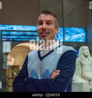 Turin, Italien 29/05/2016: Christian Greco, Direktor der Fondazione Museo delle Antichità Egizie di Torino. © Andrea Sabbadini Stockfoto