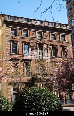 Das historische Robb House auf der Park Avenue, New York City, USA Stockfoto