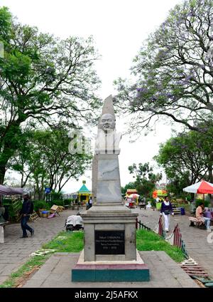 Statue von Philibert Tsiranana in Antananarivo, Madagaskar. Stockfoto