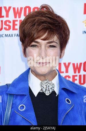 Los Angeles, USA. 21. April 2022. Carolyn Hennesy am Hollywood Museum ehrt Kate Linder für ihre 40 Jahre ‘The Young and the Restless’, die am 21. April 2022 im Hollywood Museum in Los Angeles, CA, stattfand. © Janet Gough / AFF-USA.COM Quelle: AFF/Alamy Live News Stockfoto