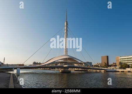 dagang Brücke, große Hafenbrücke, in kaohsiung Stadt, taiwan Stockfoto