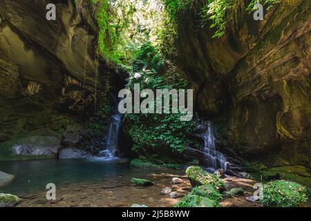 Sanmin bat Cave, eine große natürliche Felsenhöhle in taoyuan, taiwan Stockfoto