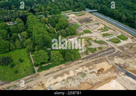 Bochum, Nordrhein-Westfalen, Deutschland - Projekt OSTPARK - Neues Wohnen. Neubau QUARTIER FELDMARK im Stadtteil Altenbochum. Das Wohngebiet Stockfoto