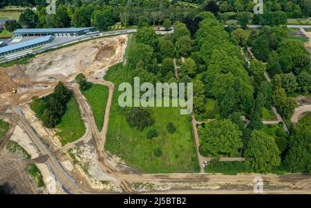 Bochum, Nordrhein-Westfalen, Deutschland - Projekt OSTPARK - Neues Wohnen. Neubau QUARTIER FELDMARK im Stadtteil Altenbochum. Das Wohngebiet Stockfoto