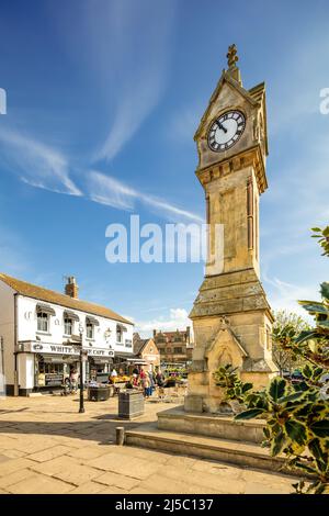 Thirsk Market Clock North Yorkshire Stockfoto