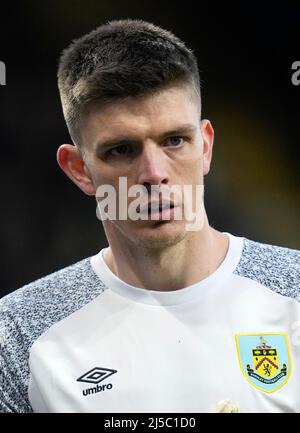 Burnley, Großbritannien. 21.. April 2022. Nick Pope aus Burnley beim Premier League-Spiel in Turf Moor, Burnley. Bildnachweis sollte lauten: Andrew Yates / Sportimage Kredit: Sportimage/Alamy Live News Stockfoto