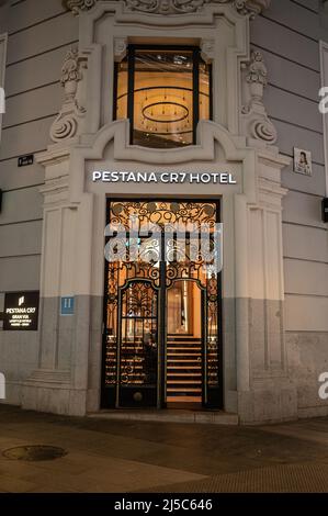 Pestana CR7 Hotel in Madrid, Spanien Stockfoto