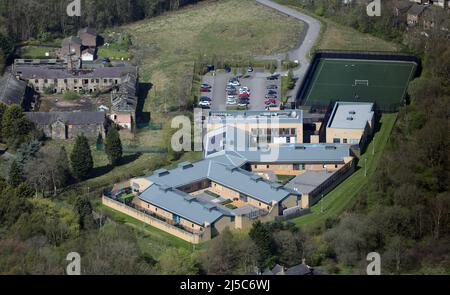 Luftaufnahme von Adel Beck Secure Children's Home Stockfoto