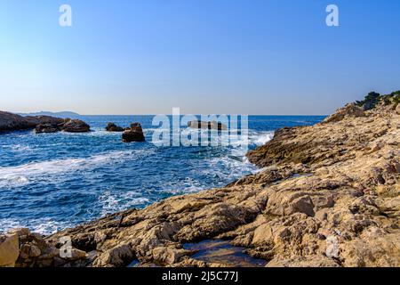 Littoral méditeranéen, la Vesse, Le Rove Marseille Frankreich Paca 13 Stockfoto