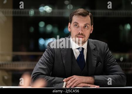 Oleksiy Honcharuk, Premierminister der Ukraine, in London, November 2019. Ein ukrainischer Politiker. Vom 29. August 2019 bis zum 4. März 2020 war er Premierminister der Ukraine.Foto von David Levenson/Alamy Stockfoto