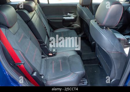 Hongkong, China 14. Feb 2022 : Mercedes-AMG GLB 35 2022 Interior 14 2022. Feb in Hongkong. Stockfoto