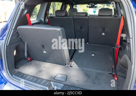 Hongkong, China 14. Feb 2022 : Mercedes-AMG GLB 35 2022 Interior 14 2022. Feb in Hongkong. Stockfoto