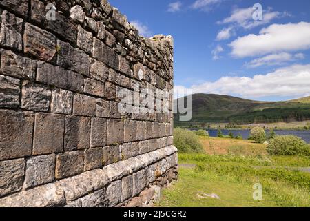 Die Ruinen von Loch Doon Castle, Schottland Stockfoto