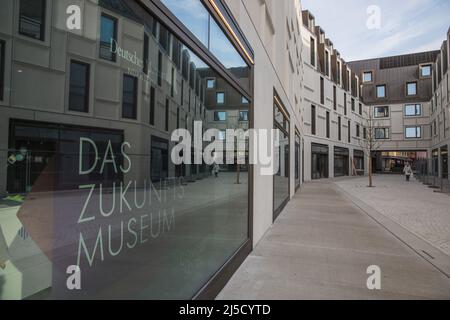 Die Filiale des Deutschen Museums in Nürnberg, entworfen von Volker Staab, vor seiner Eröffnung. [Automatisierte Übersetzung] Stockfoto