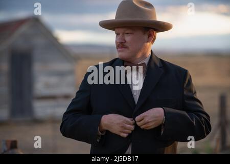 The Power of the Dog Jahr : 2021 Neuseeland / UK / Kanada / Australien Regie : Jane Campion Jesse Plemons Stockfoto