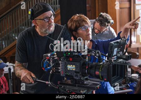 Hillbilly Elegy Jahr : 2020 USA Regie: Ron Howard Ron Howard Drehbild Stockfoto