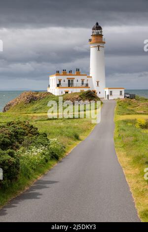 Turnberry Leuchtturm an der Küste von Ayrshire, Schottland Stockfoto