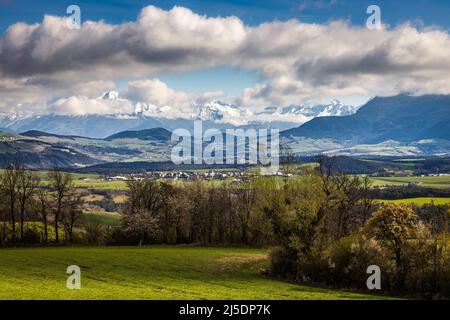 Col de la Croix Haute, Frankreich Stockfoto