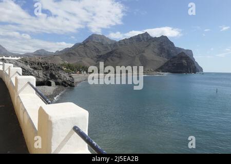 Puerto de La Aldea de San Nicolás Stockfoto