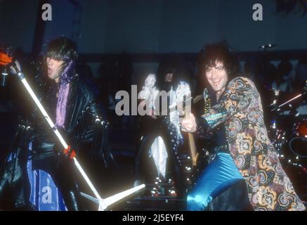 LOS ANGELES, CA - Bon Jovi im Konzert 1987 Credit: Jeffrey Mayer / Rock Negative / MediaPunch Stockfoto