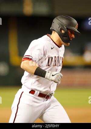 Phoenix, Arizona, USA. 22. Apr, 2022. Zwischen den New York Mets und den Arizona Diamondbacks auf dem Case Field in Phoenix, Arizona. Michael Cazares/Cal Sport Media. Kredit: csm/Alamy Live Nachrichten Stockfoto