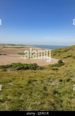 frankreich-die Côte d'Opale (Opalküste) ist der französische Küstenstreifen des Ärmelkanals von Dunkerque im Norden bis zur Mündung der Somme im Süden Stockfoto