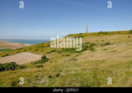 frankreich-die Côte d'Opale (Opalküste) ist der französische Küstenstreifen des Ärmelkanals von Dunkerque im Norden bis zur Mündung der Somme im Süden Stockfoto