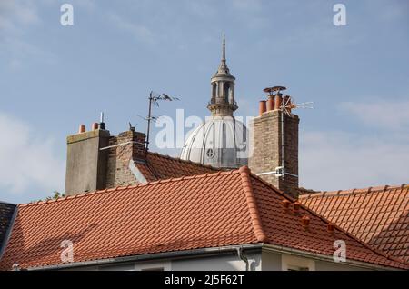 frankreich-die Côte d'Opale (Opalküste) ist der französische Küstenstreifen des Ärmelkanals von Dunkerque im Norden bis zur Mündung der Somme im Süden Stockfoto